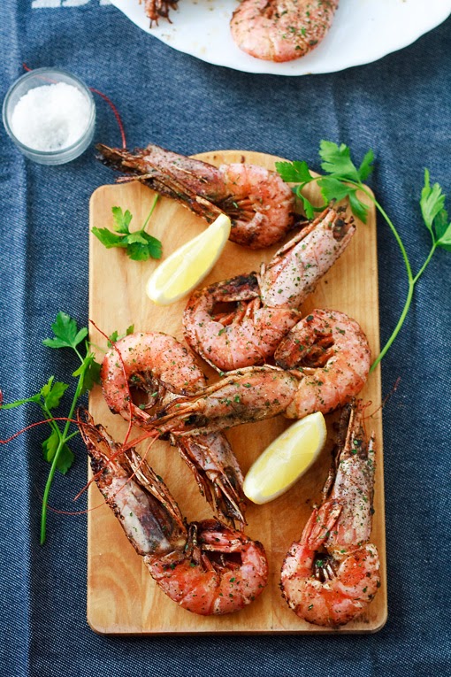 Glimpse of our holiday in Torrevieja and prawns in garlic, olive oil ...